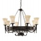 Candelabru CARTWHEEL 0818-8BK