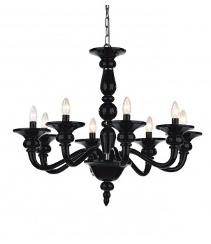 Candelabru ODETTA BLACK HYALIT AS 5371/00/008