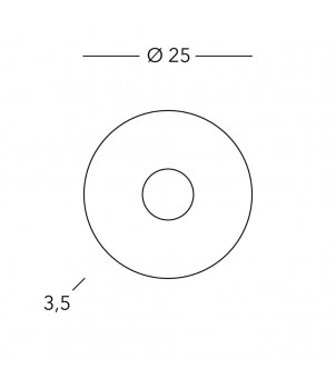 Plafoniera CIRCLE A1336.11.1.W