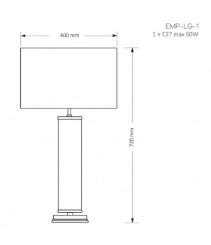 Veioza EMPOLI EMP-LG-1(Z)