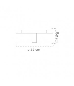 Plafoniera I-STRIKE-PL1-NER