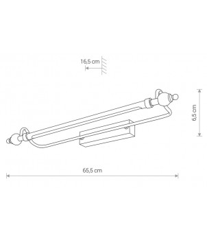 Aplica Tablou REMBRANT LED M 8166