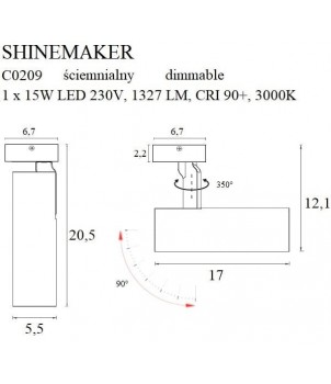 Spot Aplicat SHINEMAKER C0209