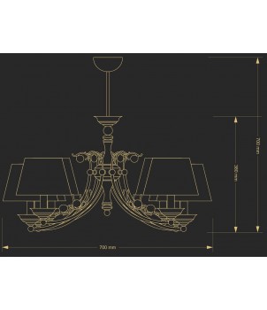 Candelabru CASAMIA CAS-ZW-8(P/A)