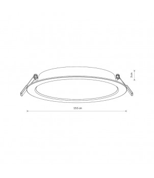 Spot Incastrat MYKONOS LED 18W 4000K 10543