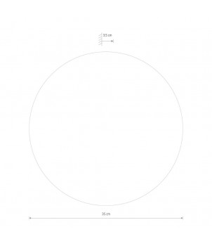 Aplica RING WOOD LED L 10282