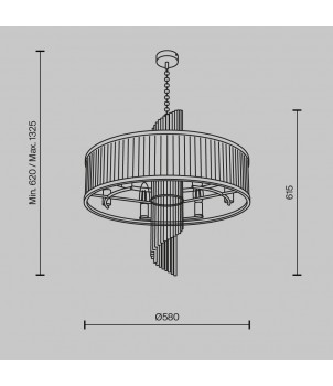 Candelabru FRAME MOD174PL-06G