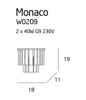 Aplica MONACO W0209