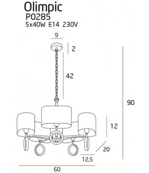 Candelabru OLIMPIC P0285