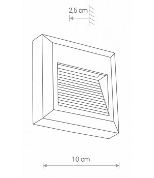 Spot Aplicat SIDEWALK SQUARE LED 8148