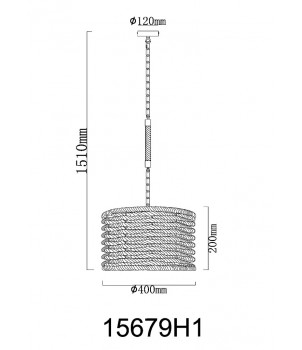 Lustra HALIA 15679H1