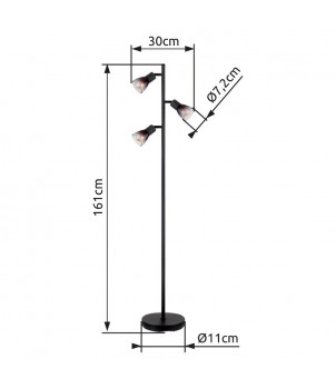 Lampadar SATELLA 54312-3S