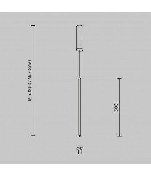 Lustra HALO MOD246PL-L12BSK