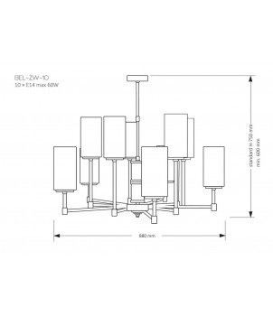 Candelabru BELEZA BEL-ZW-10(Z)