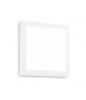 Plafoniera UNIVERSAL PL D40 SQUARE  BIANCO 240374