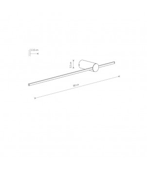 Aplica SABER LED M 4000K 10853