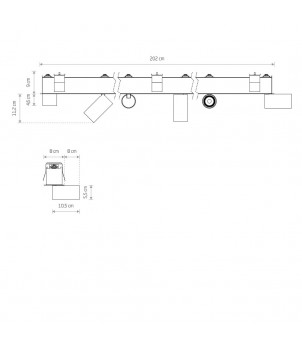 Spot Incastrat MONO DEEP 10468