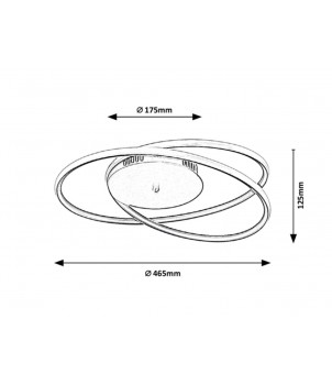 Plafoniera MERIDIA 3256