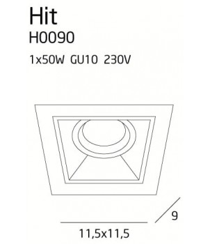 Spot Incastrat HIT I H0090