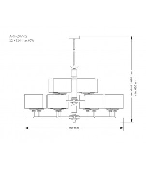 Candelabru ARTU ART-ZW-12(N)