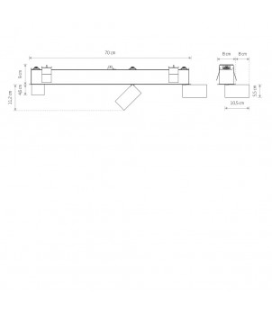 Spot Incastrat MONO DEEP 10466