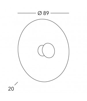 Aplica LUNA 0423.61XXL.3.WA