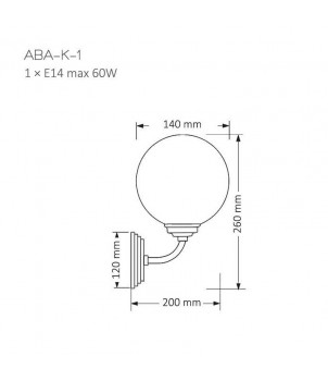 Aplica ABANO ABA-K-1(N)