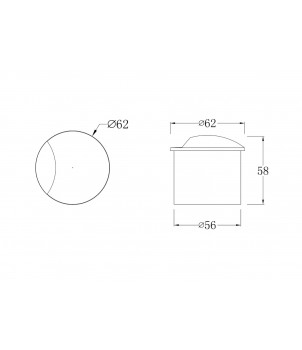 Spot Incastrat BISCOTTI O035-L3W3K