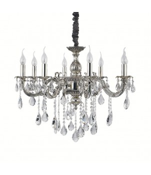 Candelabru IMPERO SP8 ARGENTO 014395