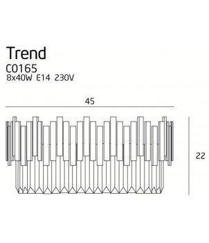 Plafoniera TREND C0165