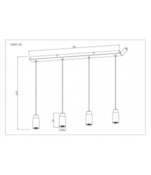 Lustra MATTI 54045-4H