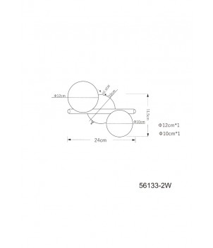 Plafoniera RIHA 56133-2W