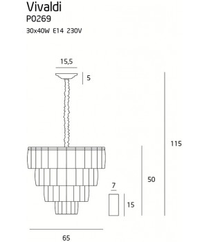 Candelabru VIVALDI P0269