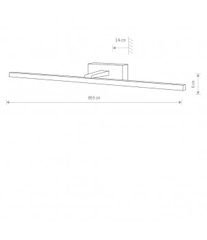 Aplica Tablou VAN GOGH LED L 10287