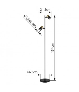 Lampadar BRISBON 57850S