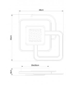 Plafoniera BRIENNA 48552D5