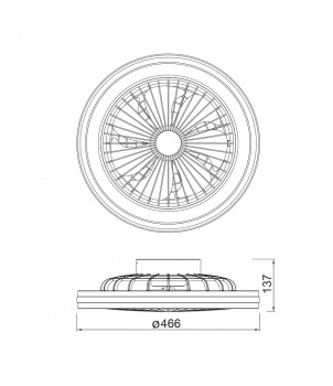 Plafoniera GAMER 8291