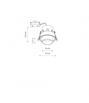 Spot Incastrat MONO SLIDE 10796