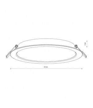 Spot Incastrat MYKONOS LED 24W 4000K 10545