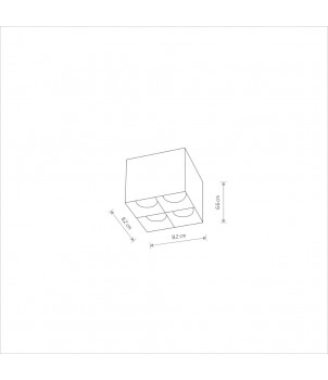 Spot Aplicat MIDI LED 10054