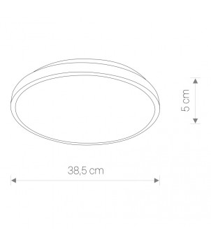 Plafoniera AGNES ROUND LED 22W 4000K 8186