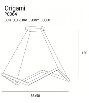 Lustra ORIGAMI P0364