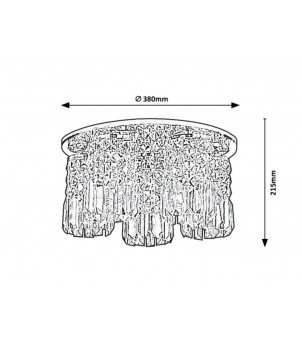 Plafoniera ROSANNA 3570