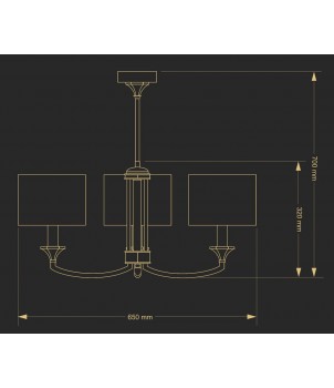 Candelabru DECOR DEC-ZW-3(P/A)