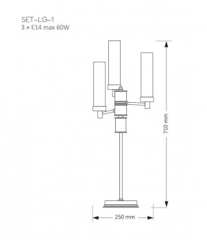 Veioza SETI SET-LG-1(Z)