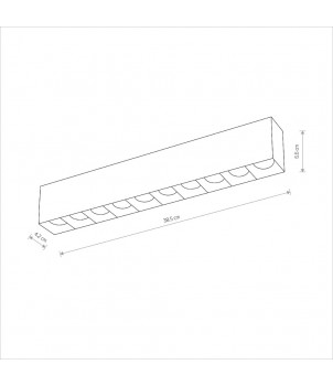 Spot Aplicat MIDI LED 10056