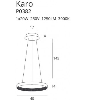 Lustra KARO P0382