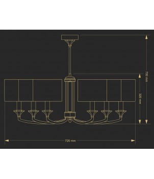 Candelabru DECOR DEC-ZW-6(P/A) / abajure VERSACE