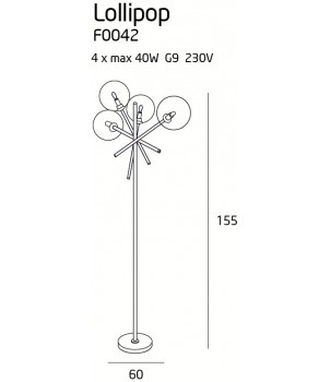 Lampadar LOLLIPOP F0042