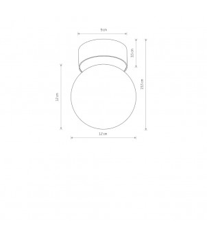 Plafoniera KIER S 10623